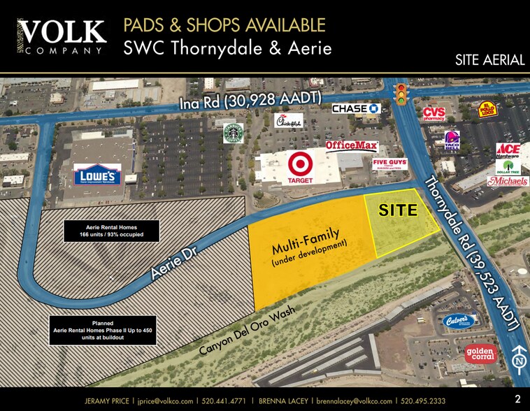 More Photos Of SWC Thornydale Rd & Aerie Dr, Tucson Land For Lease