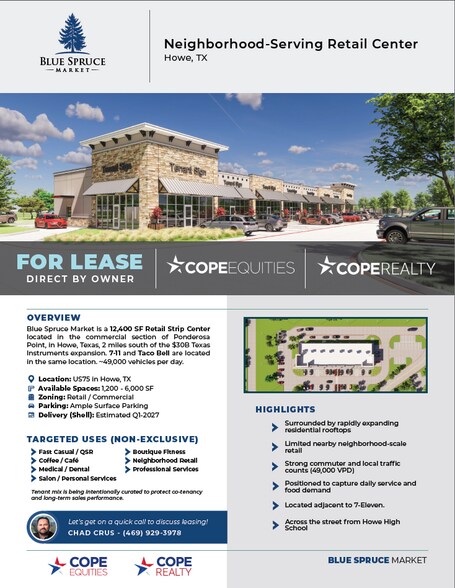 Primary Photo Of US-75 & Ponderosa Road, Howe Flex For Lease