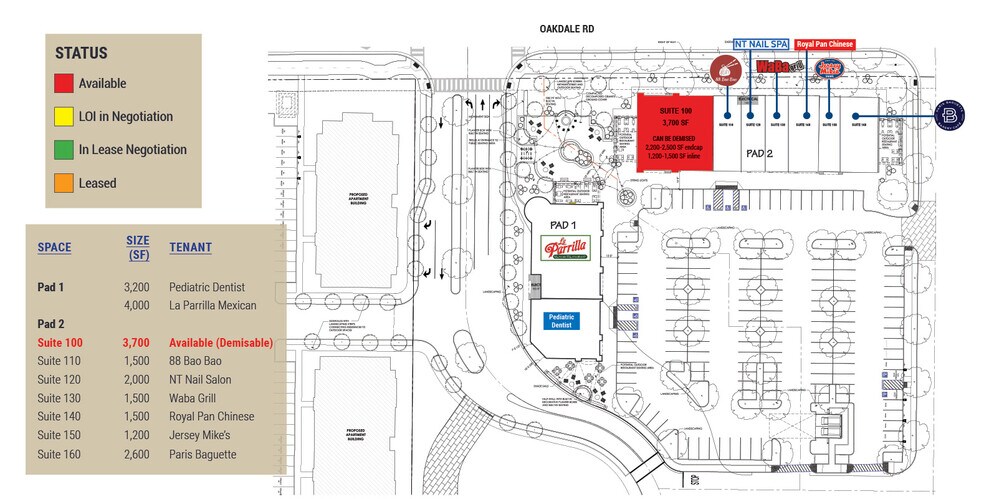 More Photos Of NWC Oakdale Rd & Claribel Rd, Riverbank Freestanding For Lease