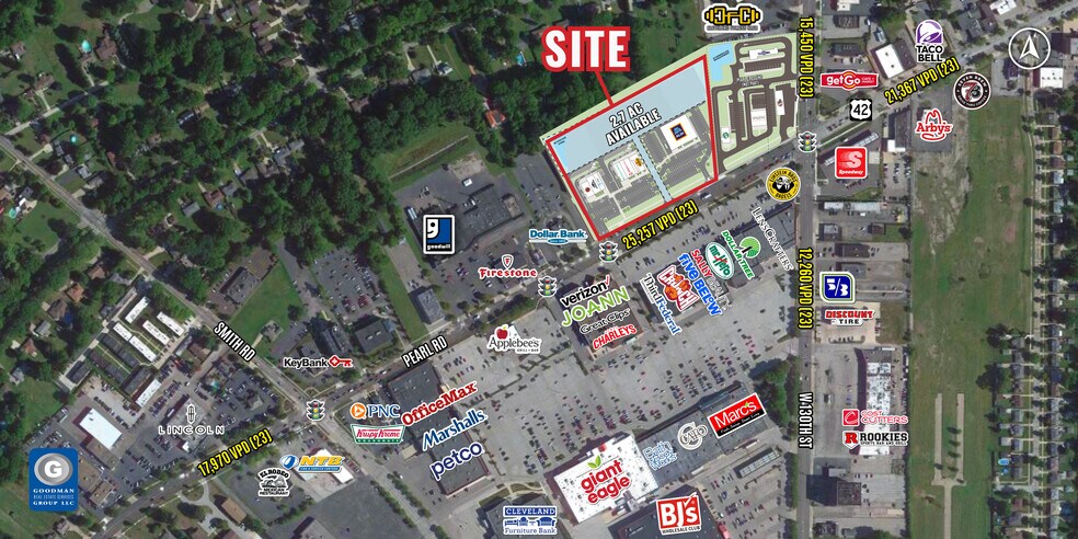 More Photos Of 6850 Pearl Rd, Middleburg Heights Land For Sale