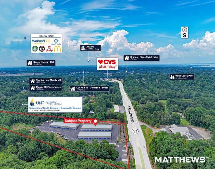 More Photos Of 3625 McEver Rd, Oakwood Self Storage For Sale
