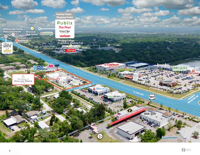 More Photos Of 10460 Stelling Dr, Riverview Storefront For Sale