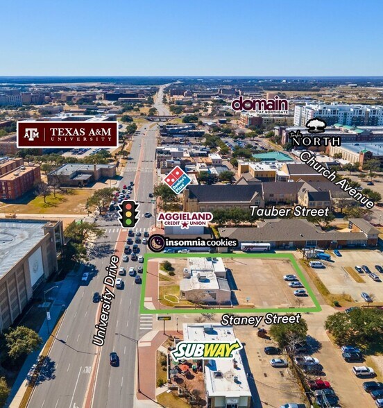 More Photos Of 509 University Dr, College Station Freestanding For Lease