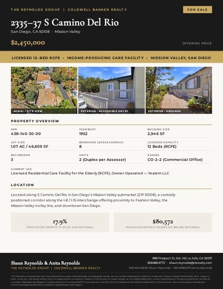 More Photos Of 2335 Camino del Rio S, San Diego Land For Sale