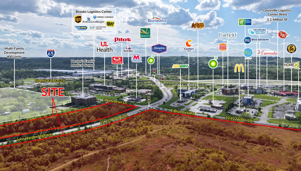 More Photos Of John Harper Highway, Brooks, Louisville Land For Lease
