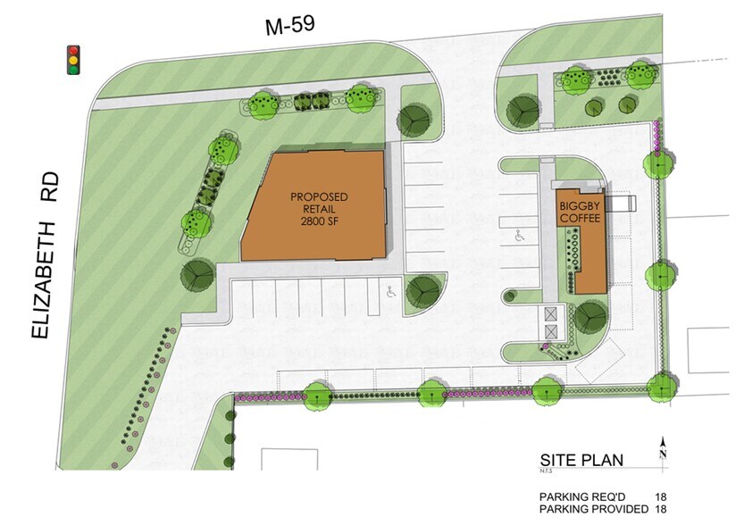 More Photos Of Hall road (M-59) and Elizabeth Rd, Clinton Township General Retail For Lease