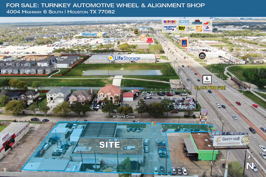 Primary Photo Of 4004 Highway 6 S, Houston Auto Repair For Sale