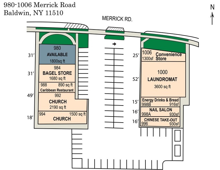 More Photos Of 980-1006 Merrick Rd, Baldwin Unknown For Lease