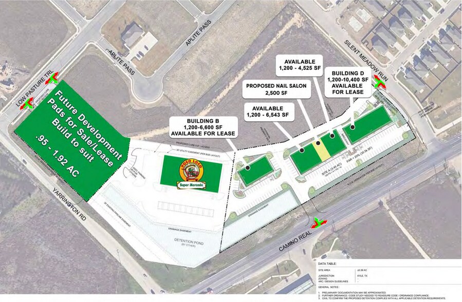 More Photos Of Yarrington Rd & Camino Real, San Marcos Land For Lease