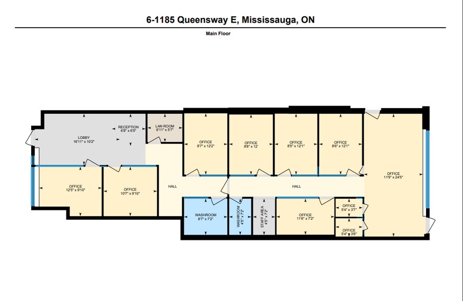 More Photos Of 1185 Queensway E, Mississauga Storefront Retail Office For Sale