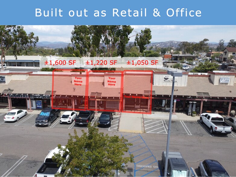 More Photos Of 1407-1467 Main St, Ramona Unknown For Lease