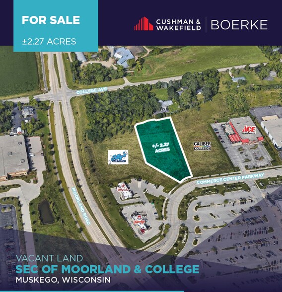 Primary Photo Of SE Corner Of College Ave & Moorland Rd, Muskego Land For Sale