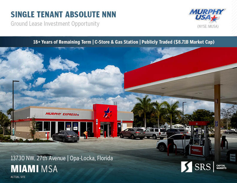 Primary Photo Of 13620 NW 27th Ave, Miami Convenience Store For Sale