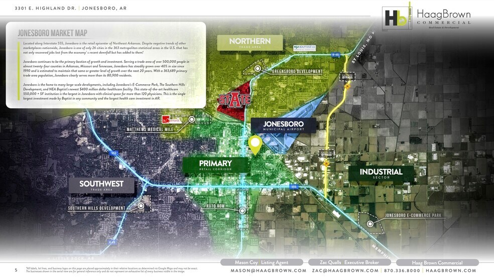 More Photos Of 3301 E Highland Dr, Jonesboro Office For Sale