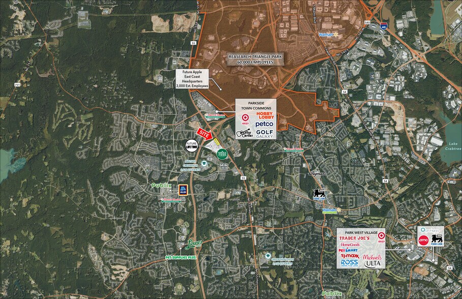 More Photos Of HWY 55 & Highcroft dr, Cary Land For Lease