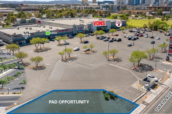 Primary Photo Of 1185 E Twain Ave, Las Vegas Land For Lease
