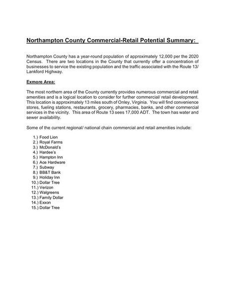 More Photos Of Charles M Lankford Jr Memorial Hwy @ Benjamin St, Exmore Land For Lease