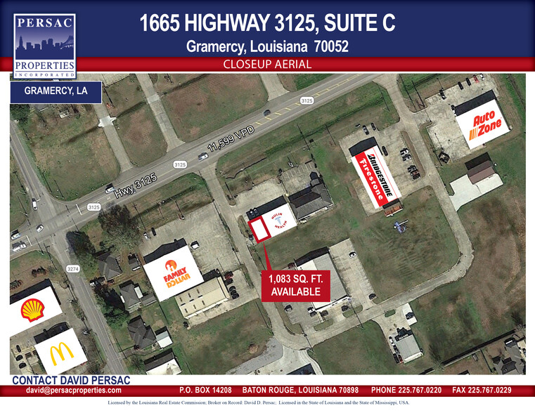 Primary Photo Of 1665 Highway 3125, Gramercy Fast Food For Lease