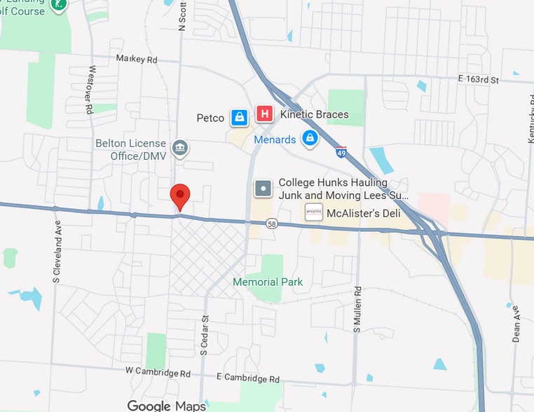 More Photos Of 114-138 E North Ave, Belton General Retail For Lease