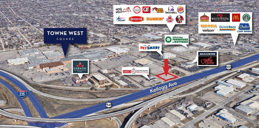 More Photos Of 4702 W Kellogg Dr, Wichita Land For Lease