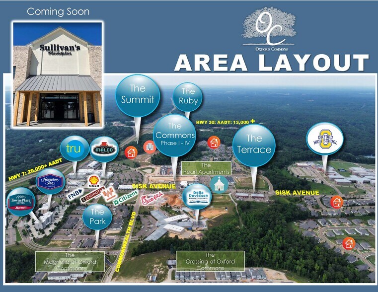 More Photos Of 800 Sisk Ave, Oxford Office Residential For Lease