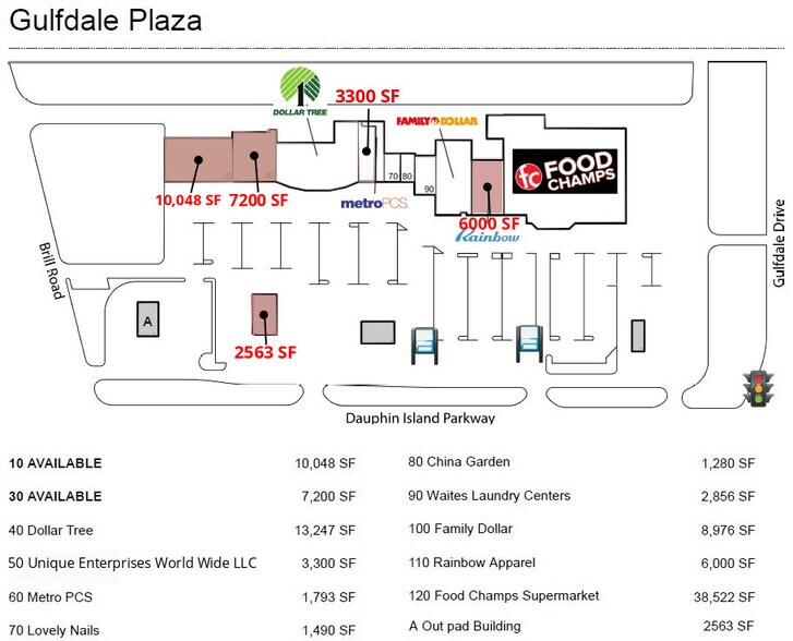 More Photos Of 3000 Dauphin Island Pky, Mobile Unknown For Lease