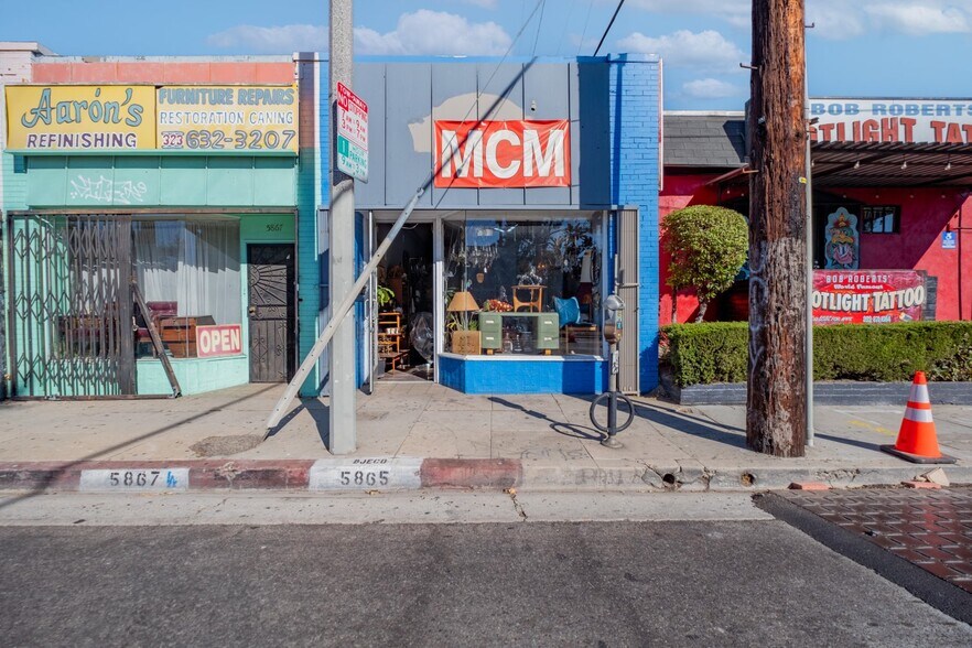 More Photos Of 5865-5871 Melrose Ave, Los Angeles Storefront Retail Office For Lease