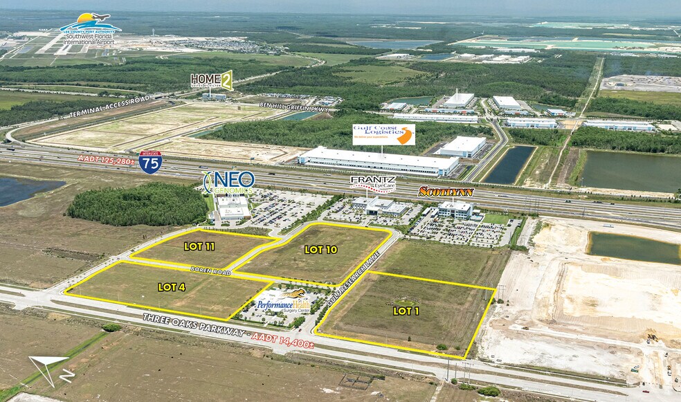 More Photos Of Three Oaks Parkway & Gulf Research Lane, Fort Myers Land For Sale