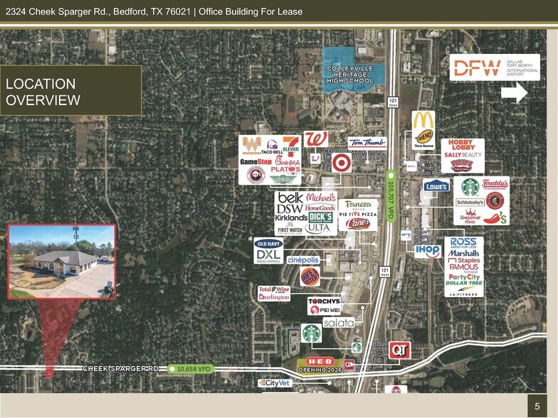 More Photos Of 2324 Cheek Sparger Rd, Bedford Office For Lease