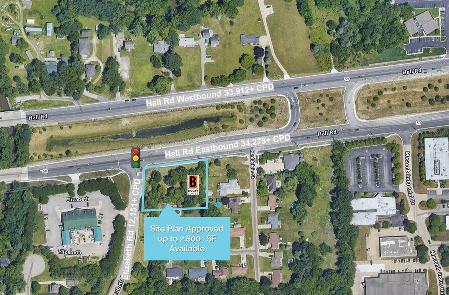 More Photos Of Hall road (M-59) and Elizabeth Rd, Clinton Township General Retail For Lease