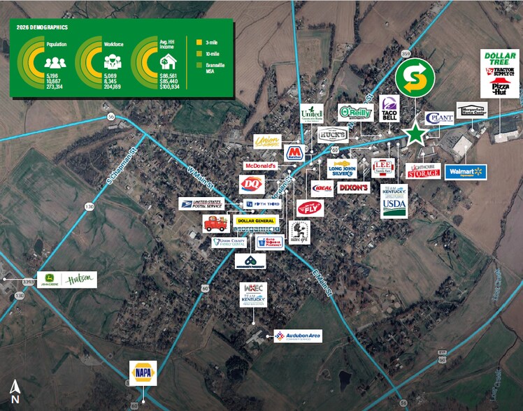 More Photos Of 809 US Highway 60 E, Morganfield Freestanding For Sale