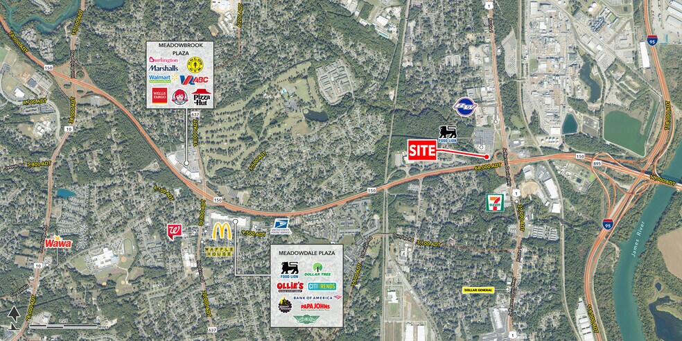 More Photos Of 5802 U.S. Route 1, Richmond Land For Lease