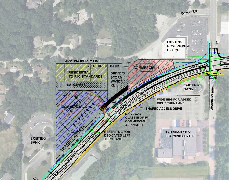 Primary Photo Of Barker Rd @ E US 20, Michigan City Land For Sale