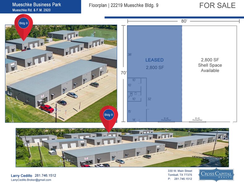 More Photos Of , Tomball Industrial For Sale