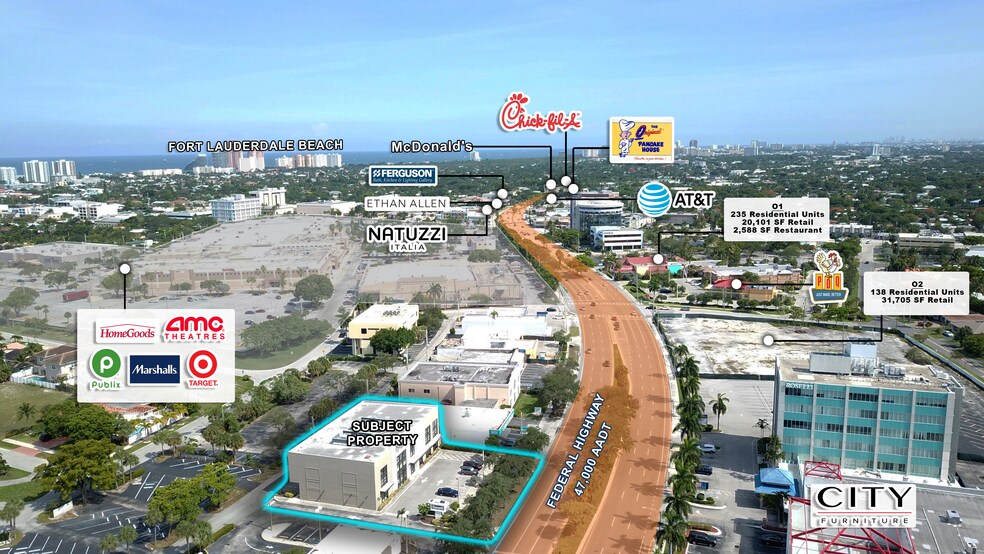 More Photos Of 3550 N Federal Hwy, Fort Lauderdale Freestanding For Lease