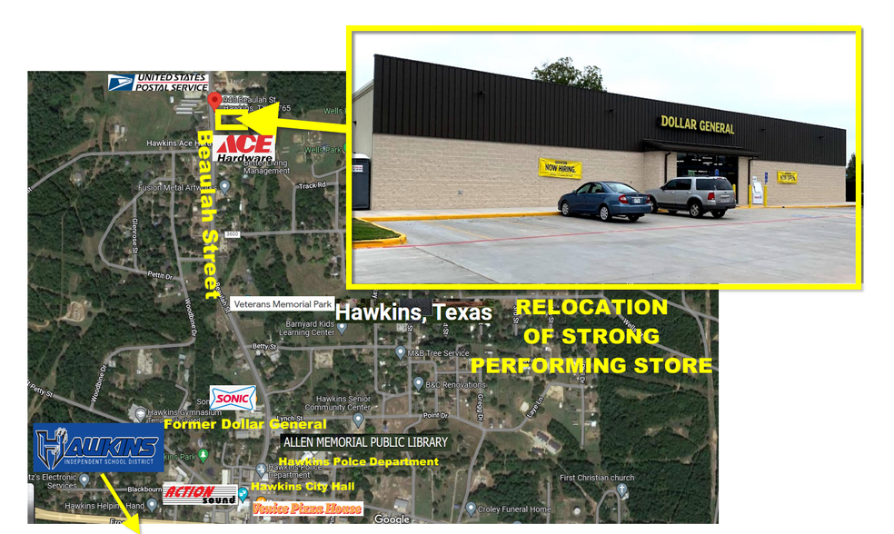 Primary Photo Of 940 N Beaulah St, Hawkins Freestanding For Sale