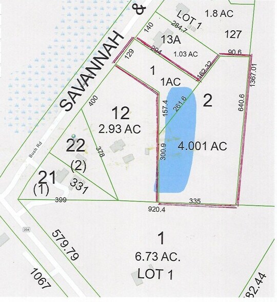 More Photos Of 589 Bush Rd, Savannah Land For Sale