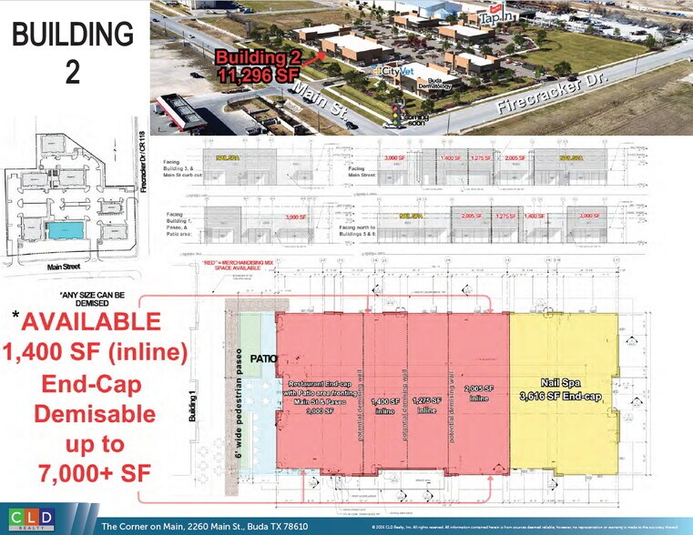 More Photos Of The Corner on Main, Buda Restaurant For Lease