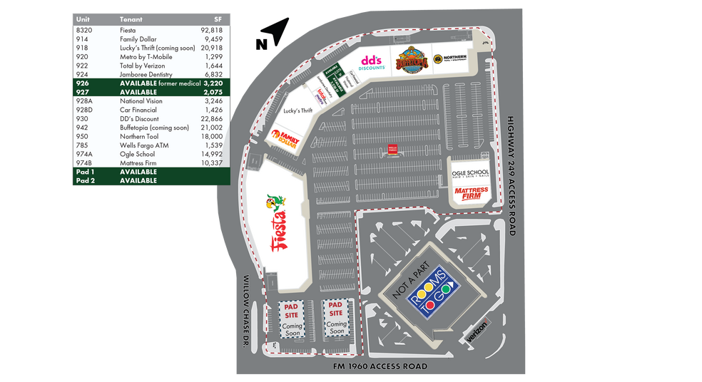 More Photos Of 12900 Willowchase Dr, Houston Unknown For Lease