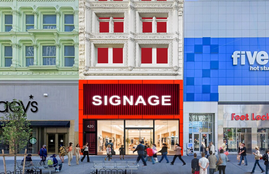 Primary Photo Of 418-420 Fulton St, Brooklyn Storefront For Lease