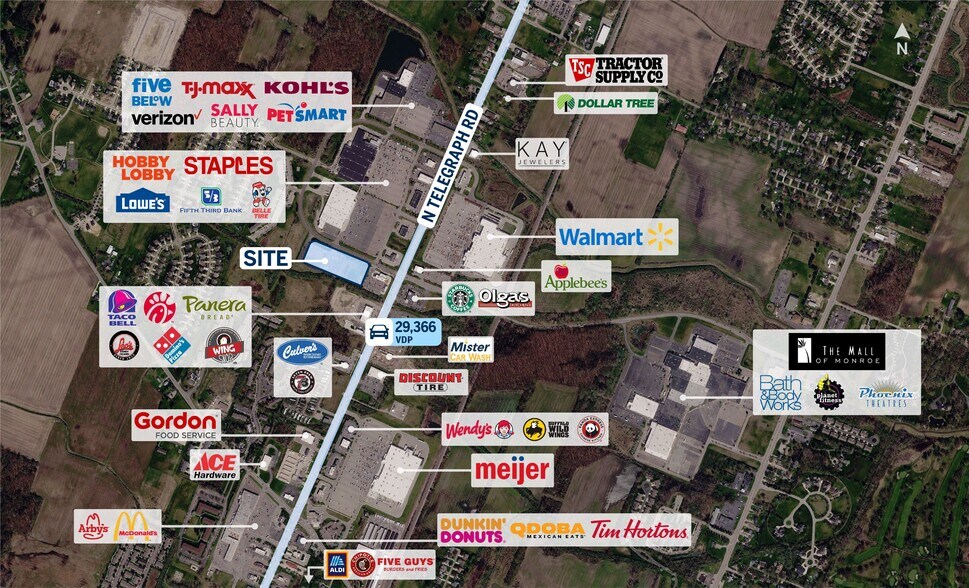 More Photos Of 1525 Mall Rd, Monroe Land For Lease