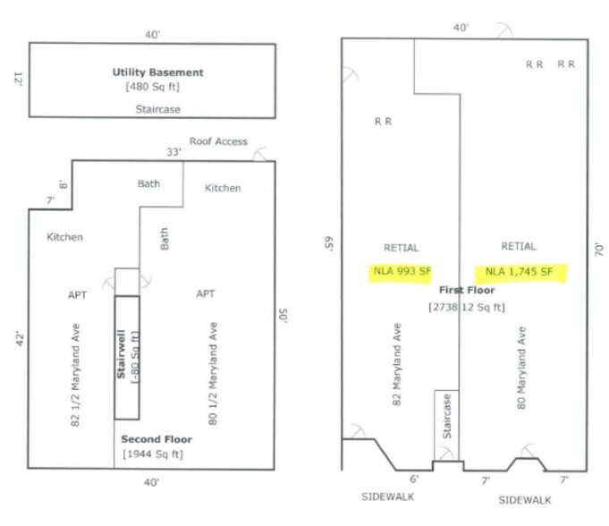 More Photos Of 80-82 Maryland Ave, Annapolis Storefront Retail Residential For Sale