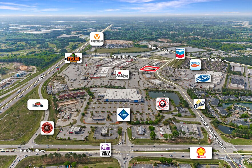 More Photos Of 220 Tanger Outlets Blvd, Pooler Storefront For Lease