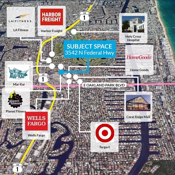 More Photos Of 3542 N Federal Hwy, Fort Lauderdale Freestanding For Lease
