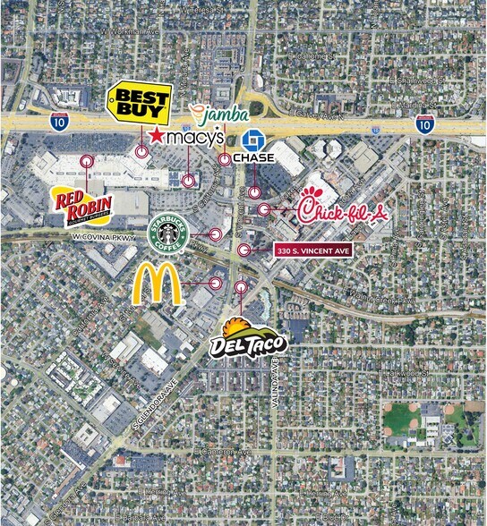 More Photos Of 300-330 S Vincent Ave, West Covina Freestanding For Sale