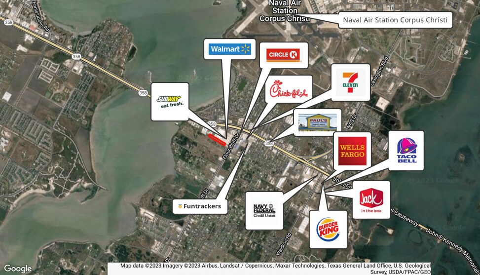 More Photos Of 1302 Flour Bluff Dr, Corpus Christi Service Station For Sale