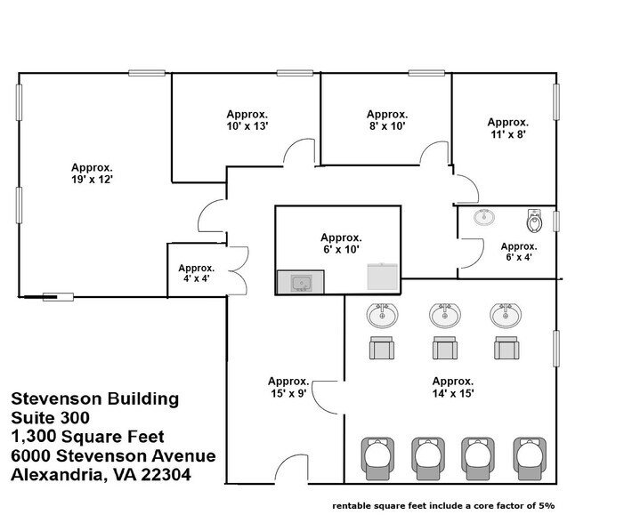More Photos Of 6000 Stevenson Ave, Alexandria Office For Lease