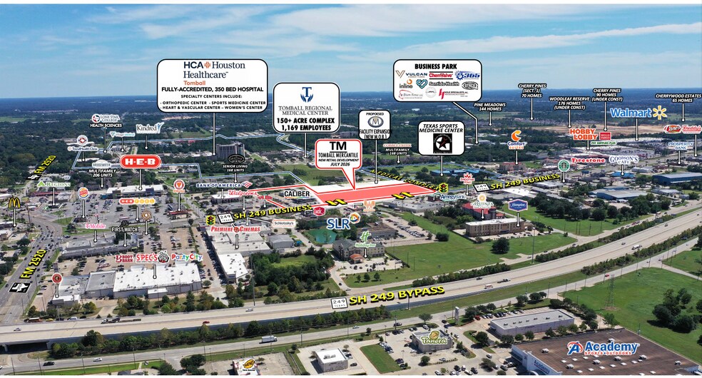 More Photos Of NEC SH 249 & Medical Complex Drive, Tomball Unknown For Lease