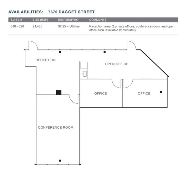More Photos Of 7675 Dagget St, San Diego Office For Lease