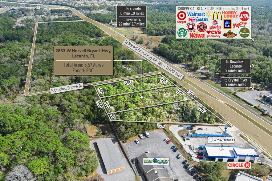 More Photos Of 2853 W Norvell Bryant Hwy, Lecanto Land For Sale